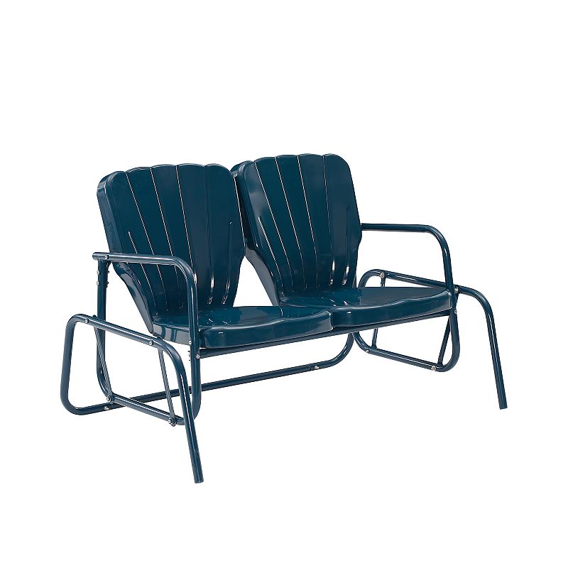 Ridgeland Outdoor Metal Loveseat Glider