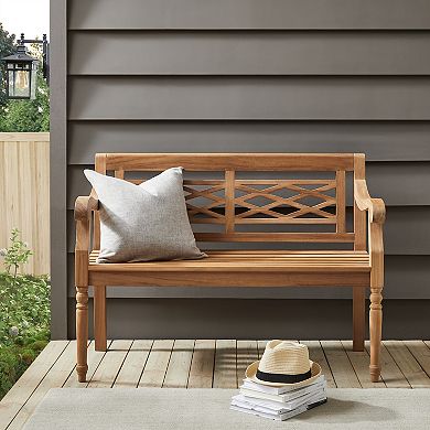 Crosley Olivier Indoor / Outdoor Teak Bench
