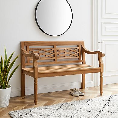 Crosley Olivier Indoor / Outdoor Teak Bench