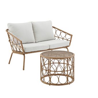 Crosley Juniper Outdoor Wicker Conversation 2 pc Set