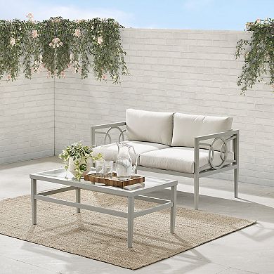 Crosley Ashford Outdoor Metal Conversation 2-Piece Set
