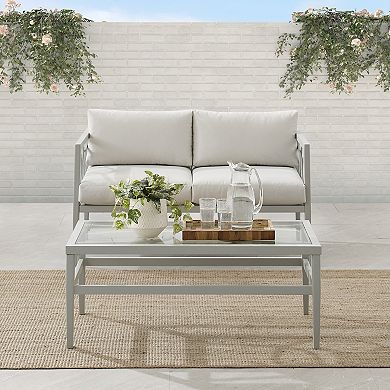 Crosley Ashford Outdoor Metal Conversation 2-Piece Set