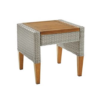 Crosley Capella Outdoor Wicker Side Table
