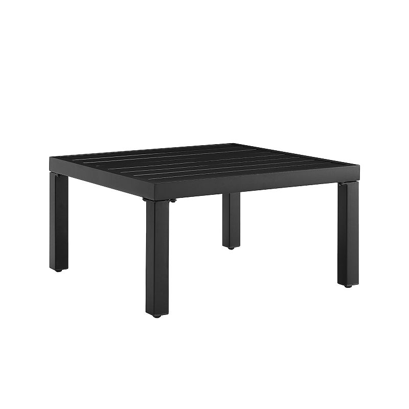 Crosley Piermont Outdoor Metal Sectional Side Table, Black