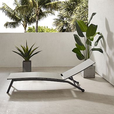 Crosley Weaver Outdoor Sling Chaise Lounge