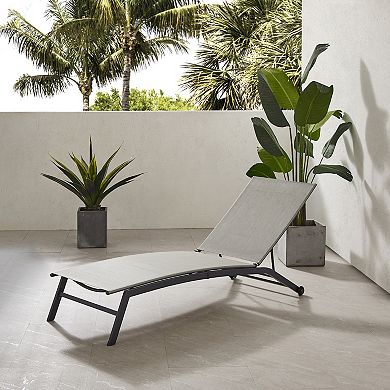 Crosley Weaver Outdoor Sling Chaise Lounge