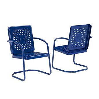 Crosley Bates Outdoor Metal Chair 2 pc Set