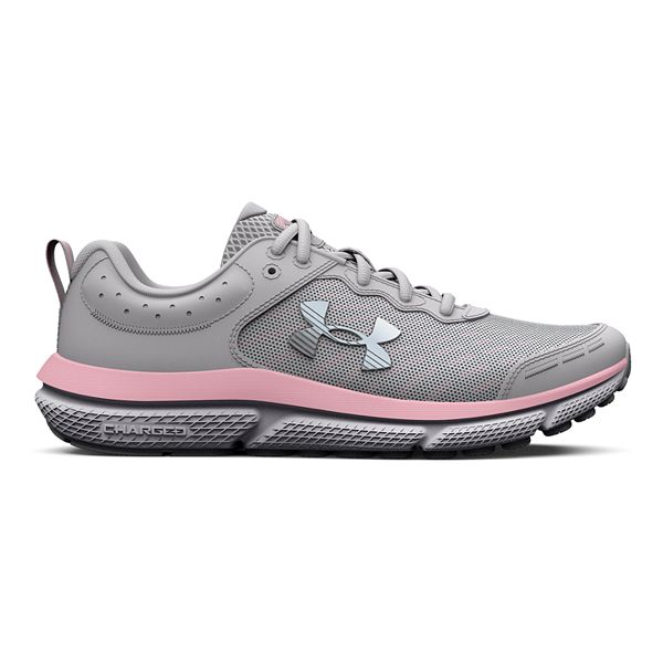 Under Armour Grade School Assert 10 Kids' Running Shoes - Pink Sugar Iridescent (4.5)