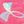Pink White Iridescent