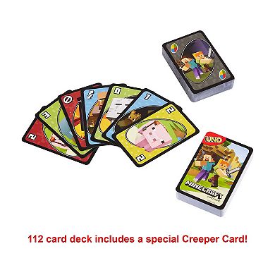 Mattel UNO Minecraft Video Game-Themed Card Game
