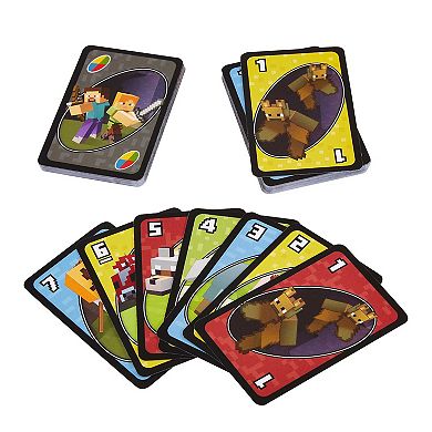 Mattel UNO Minecraft Video Game-Themed Card Game
