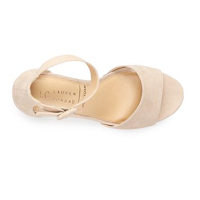 LC Lauren Conrad Amberr Women's Block Heel Dress Sandals