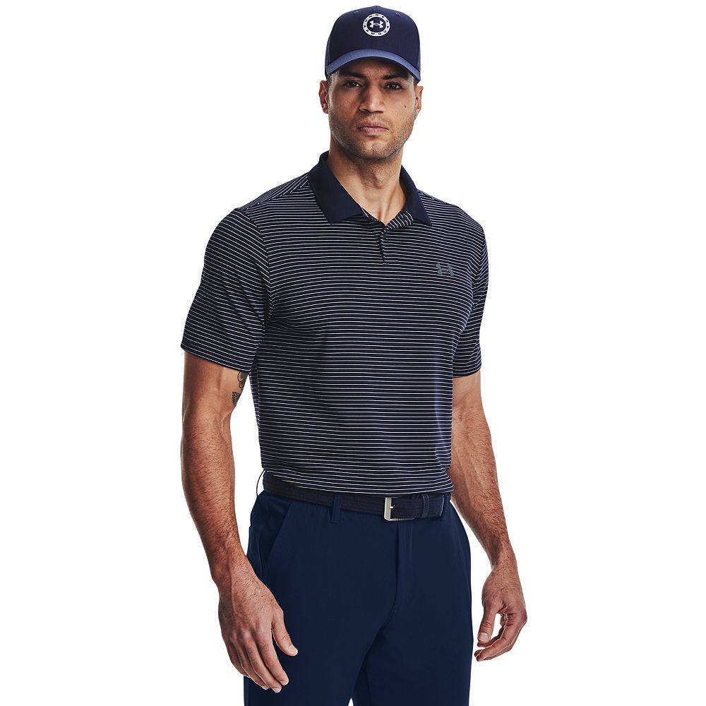 Under Armour Performance 3.0 Stripe Polo Navy XXL