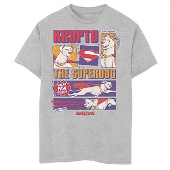 Boys 6-20 DC Super Pets Krypto The Super Dog Panels Graphic Tee