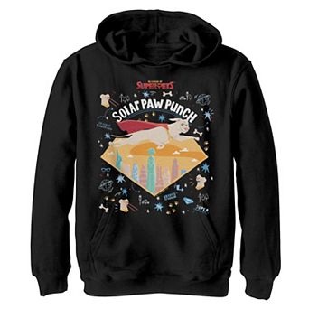 Boys 8-20 DC Super Pets Solar Paw Punch Hoodie