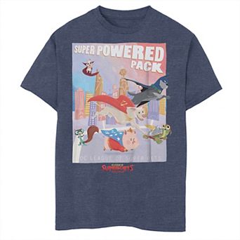 Boys 8-20 DC Comics Super Pets Super Powered Pack Comic Cover Graphic Tee
