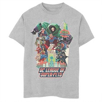 Boys 8-20 DC Comics Super Pets Legends Full Cast Graphic Tee