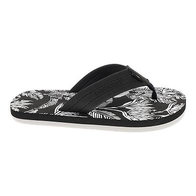 Dockers® Palm Print Little Kid Boys' Flip Flop Sandals