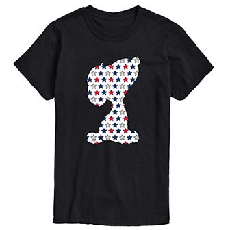 Men's Peanuts Snoopy USA Stars Tee