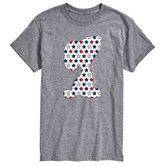Men's Peanuts Snoopy USA Stars Tee