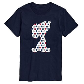 Men's Peanuts Snoopy USA Stars Tee