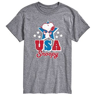 Men's Peanuts USA Snoopy Tee