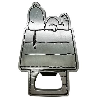 ICUP Peanuts Snoopy's Holiday Doghouse Metal Bottle Opener