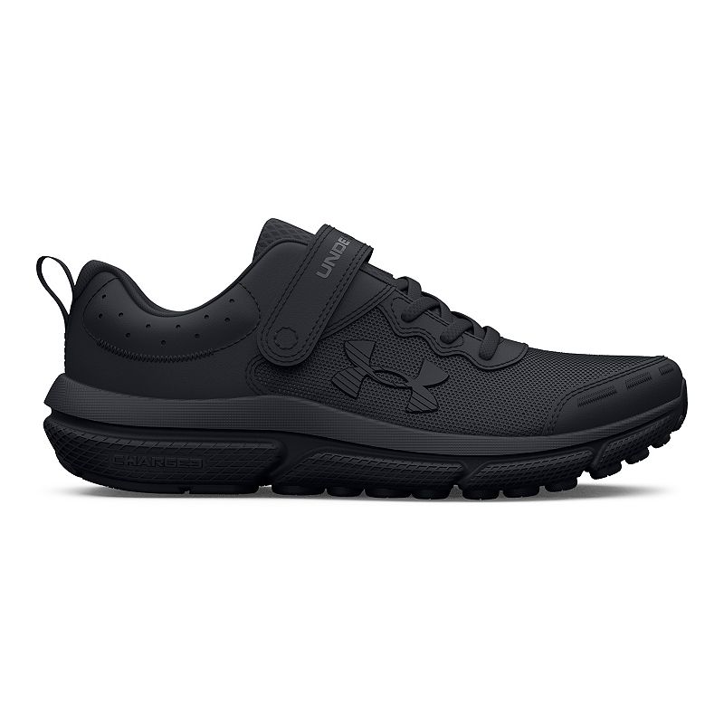 Under Armour Preschool Assert 10 AC Kids' Running Shoes, Boy's, Size: 11, Black Black Black