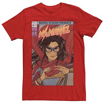 Men's Marvel Ms. Marvel Comic Cover Tee