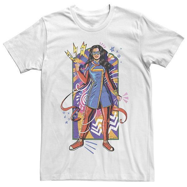 Men's Marvel Ms. Marvel Full Portrait of Kamala Tee