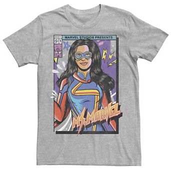 Men's Marvel Ms. Marvel Cover Poster Tee