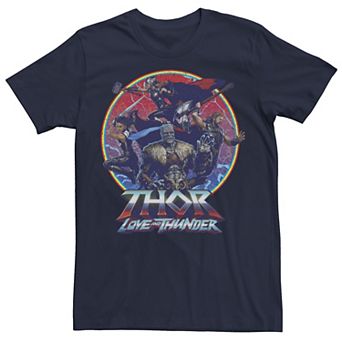 Men's Marvel Thor Love and Thunder Groupshot Tee