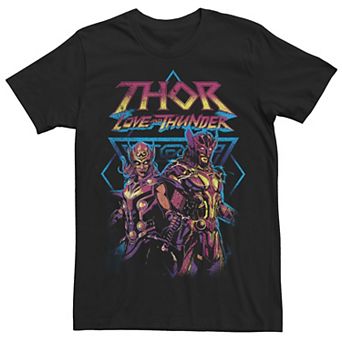 Men's Marvel Thor Love and Thunder Grunge Thunder Duo Tee