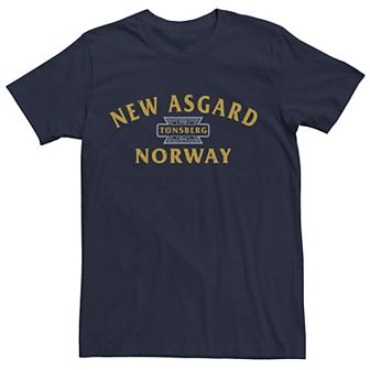 Men's Marvel Thor Love And Thunder New Asgard Norway Tee
