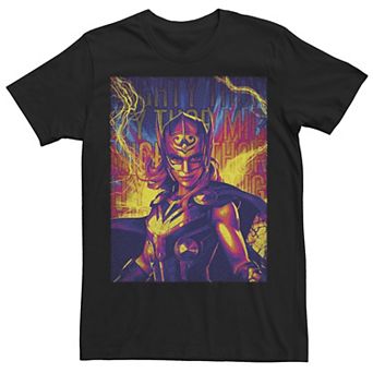 Men's Marvel Thor Love and Thunder Mighty Hero Lightning Tee