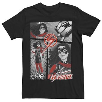 Men's Marvel Ms. Marve Comic Panels Tee