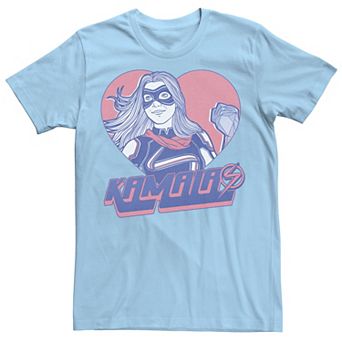 Men's Marvel Ms. Marvel Heart Kamala Tee