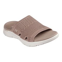 Buy Skechers Taupe Womens Vinyasa - Happy Spring Flip Flops Online