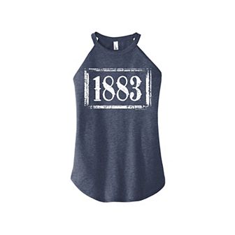 Juniors' 1883 High Neck Tank Top