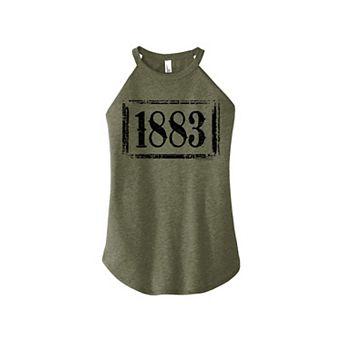 Juniors' 1883 High Neck Tank Top