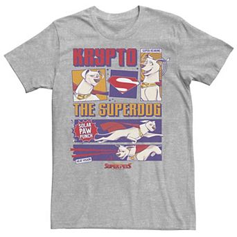 Men's DC Super Pets DC League Of Super Pets Krypto Panels Tee