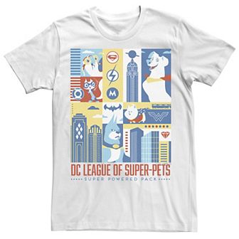 Men's DC Super Pets Super Powered Pack Tee