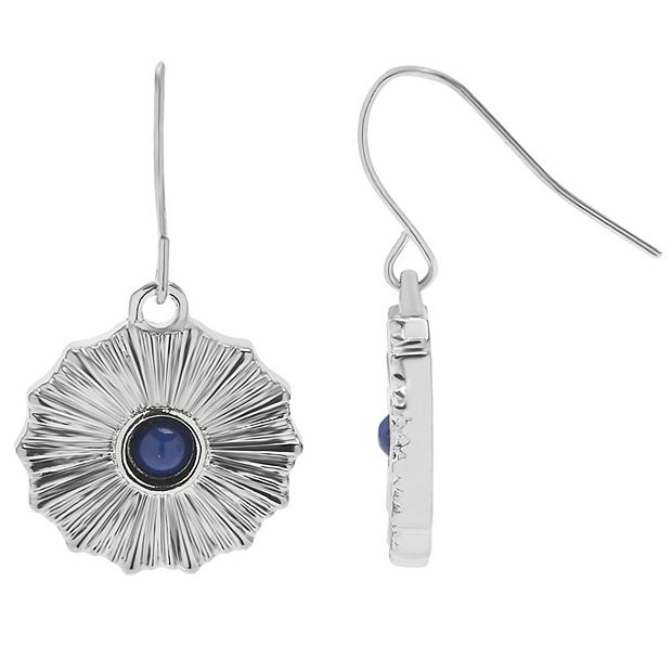 Blue stone earrings on sale drop