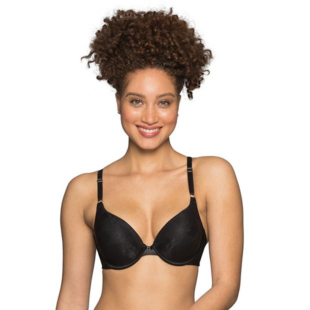 Women's Lily Of France 2131101 Soiree Extreme Ego Boost Tailored Bra (Black  Steele 38C) 