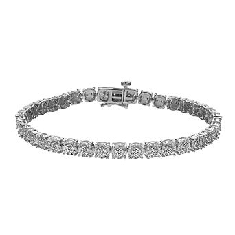 Sterling Silver 1/4 Carat T.W. Diamond Fashion Bracelet