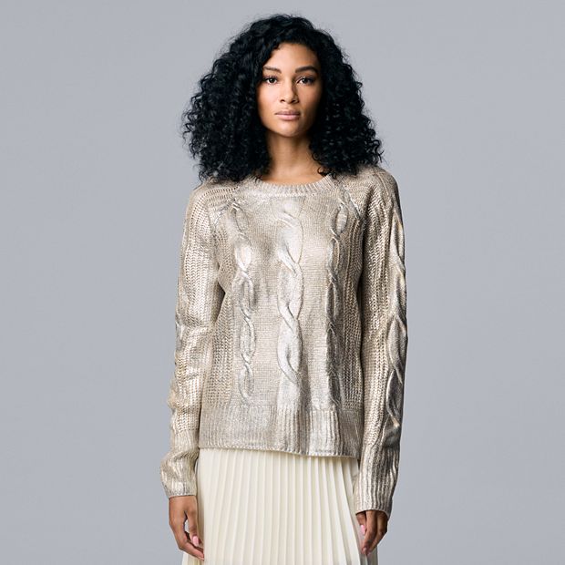 Gold Sweater (Simply Vera Wang)