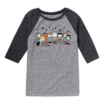 Boys 8-20 Peanuts Music Group Raglan Graphic Tee
