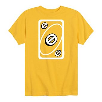 Boys 8-20 Mattel UNO Yellow Skip Card Graphic Tee
