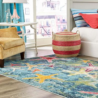 Unique Loom Seashore Positano Rug