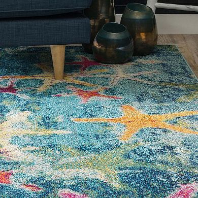Unique Loom Seashore Positano Rug
